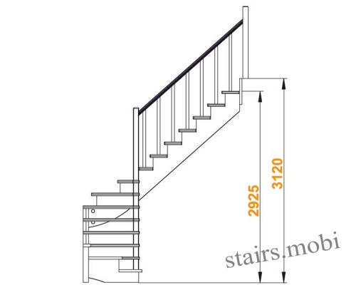 К-003М/5 вид4 чертеж stairs.mobi